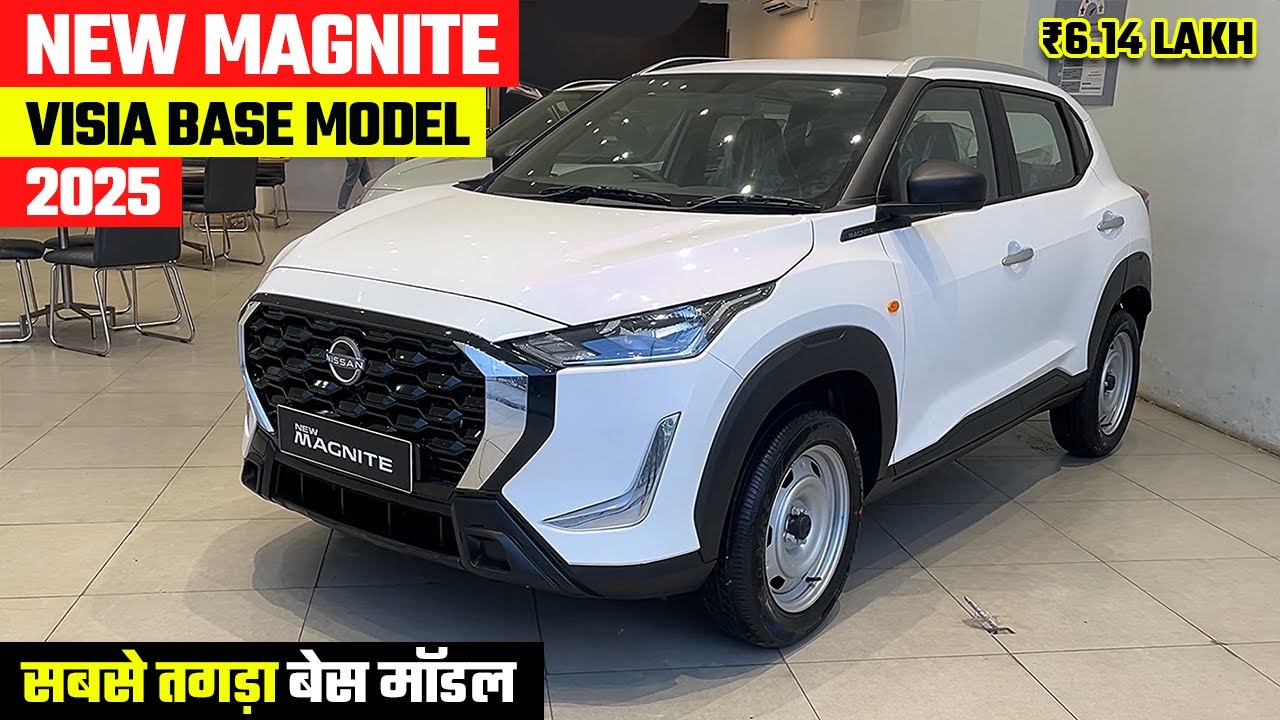 New Nissan Magnite Visia 2025 Model | Magnite Base Model - Full Review with On Road Price