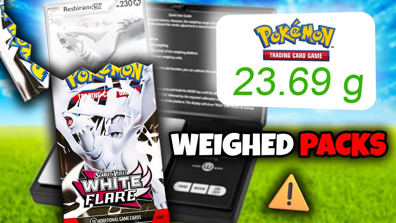 White Flare Pokemon Packs Are Weighable