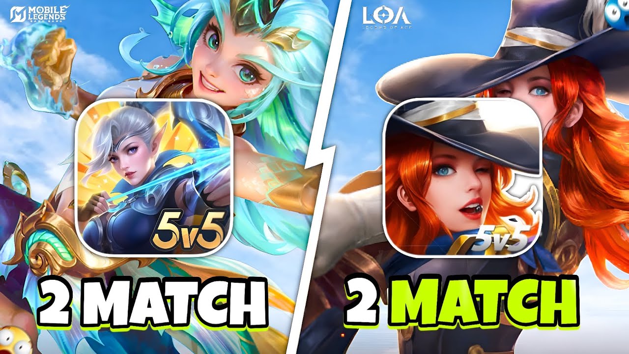 MOBILE LEGENDS vs LEGEND OF ACE 