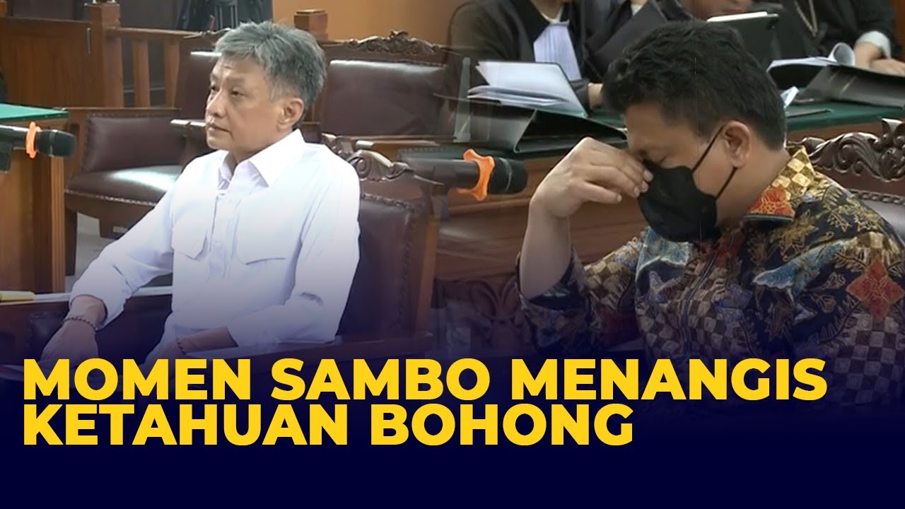 Momen Sambo Menangis pada Brigjen Hendra Ketahuan Berbohong Soal Tewasnya Yosua