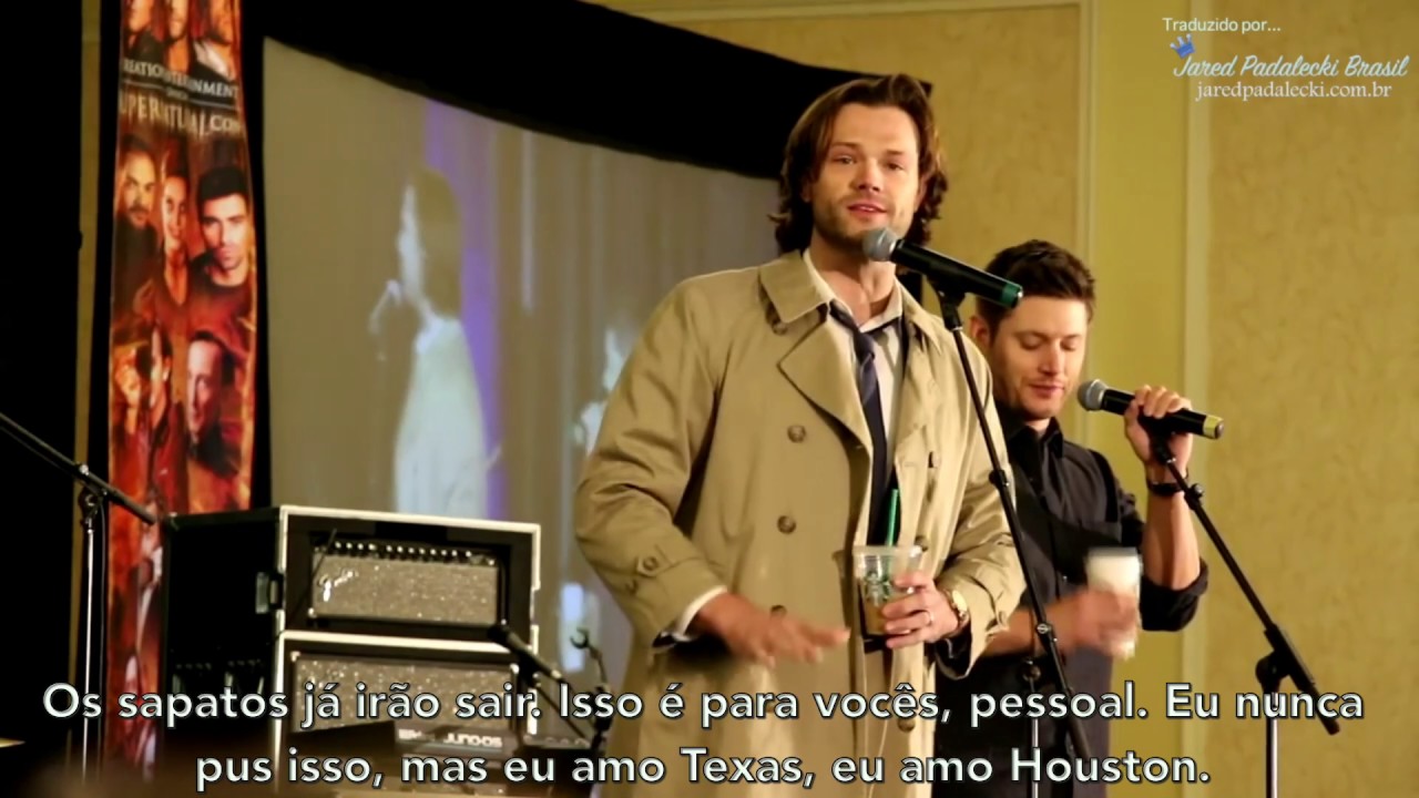 Jared vestido de Castiel (Houscon 2017)