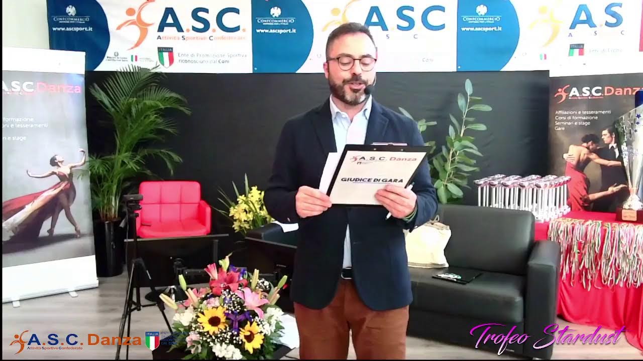 Trofeo Stardust Live streaming di A.S.C. DANZA - Concorso Danze Accademiche