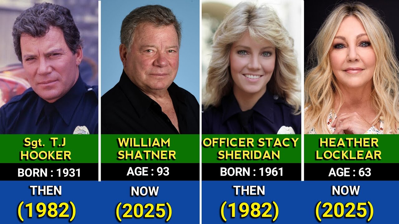 T.J. Hooker 1982 Cast Then And Now