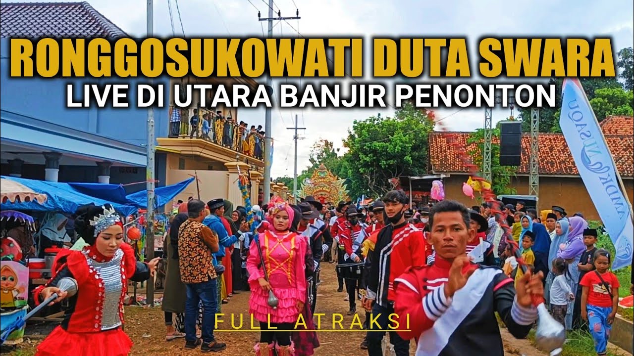 ATRAKSI DRUM BAND RONGGOSUKOWATI DUTA SWARA PAMEKASAN.// LIVE UTARA