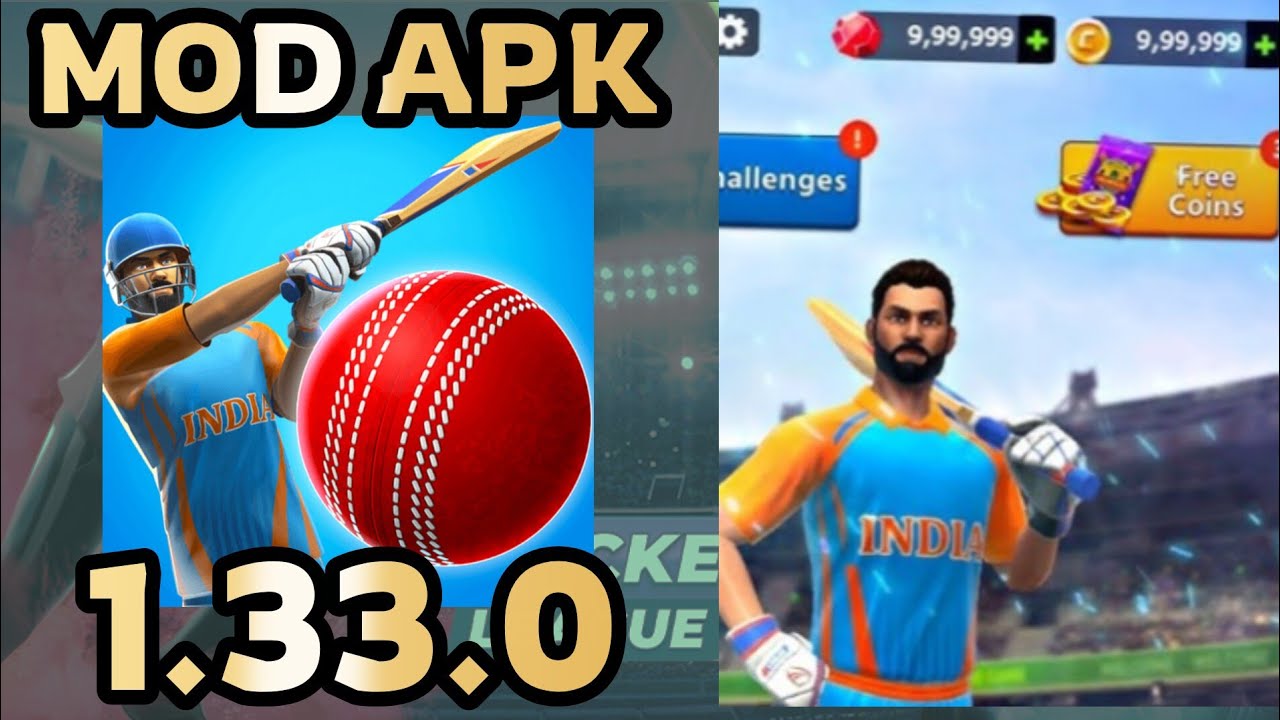 🏏 Cricket League Mod APK Unlimited Coins & Gems Download (All Versions)