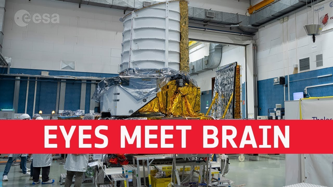 Dozen of engineers gathered on Euclid spacecraft as grows eyes meet brain