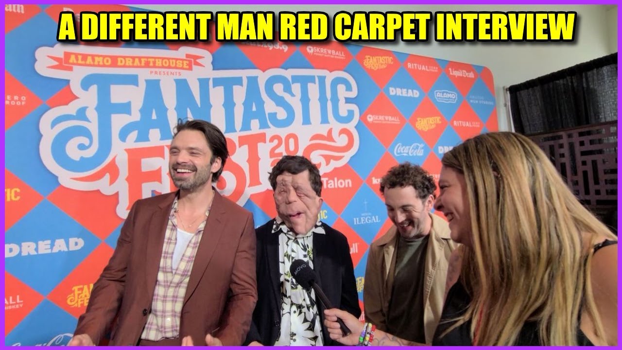 A Different Man Fantastic Fest Red Carpet Interviews: Sebastian Stan, Adam Pearson & Aaron Schimberg