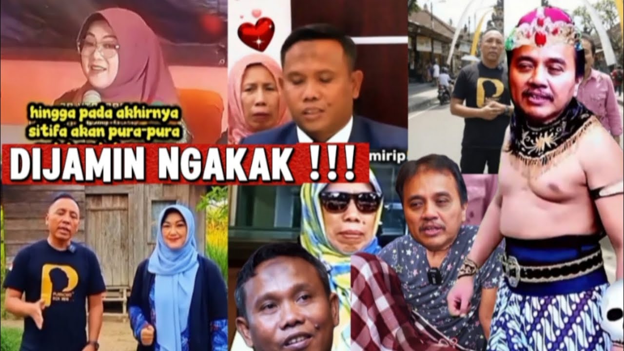 PASTI NGAKAK !!! PARODI ROY SURYO & TIFA SETELAH RISMON AKUI IJAZAH JOKOWI ASLI.
