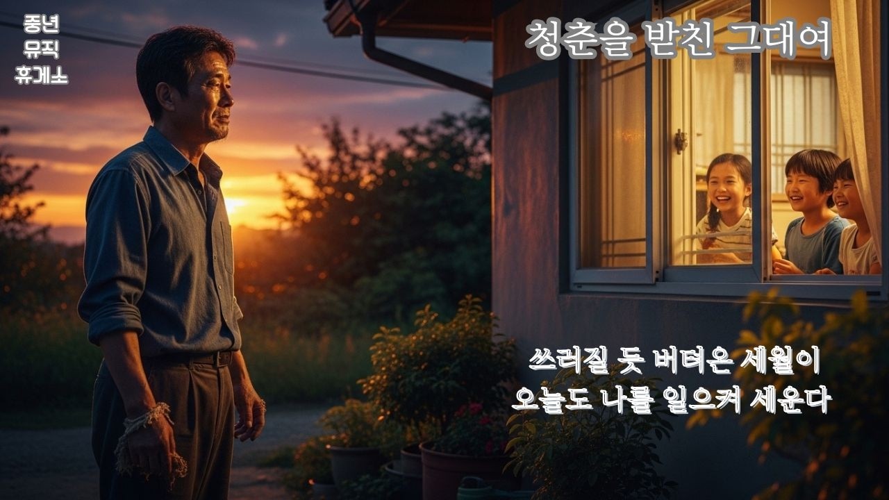 청춘을 받친 그대여  💕청춘을 받쳐 가족이라는 울타리가 되어준 당신, #이 시대 진정한 당신을 위한 위로곡