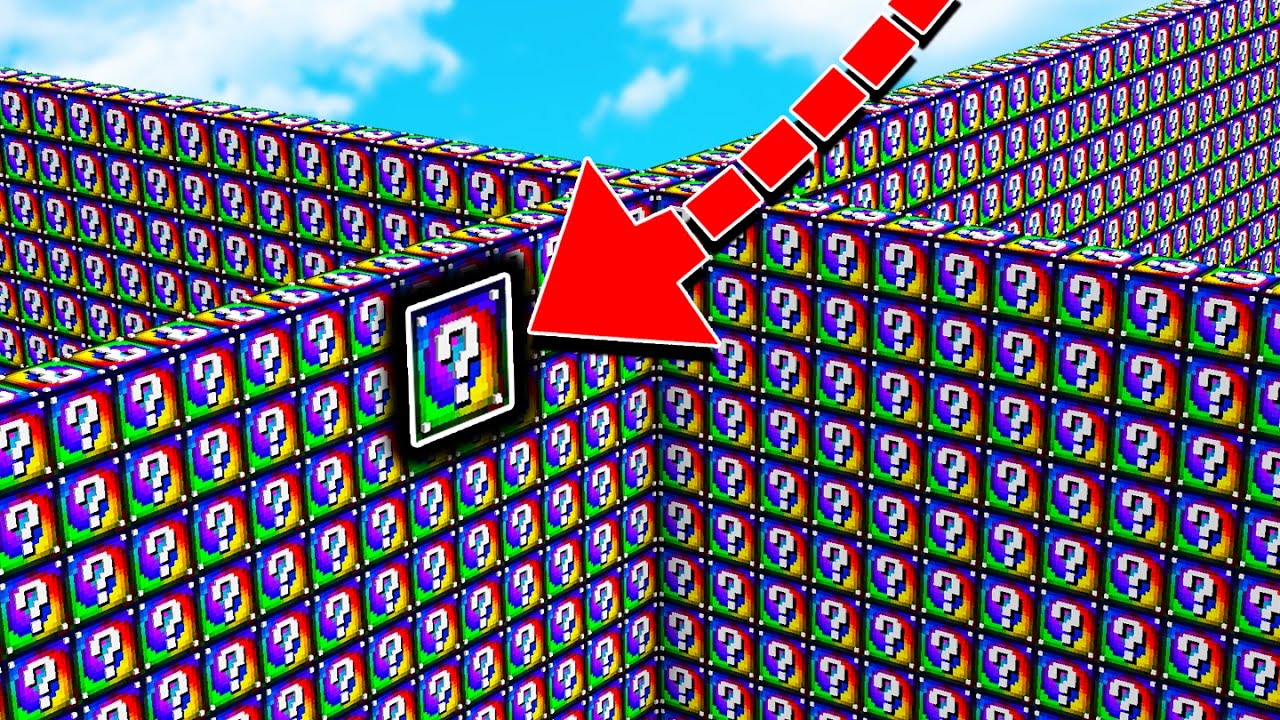 OVERPOWERED vs OVERPOWERED! - Spiral Lucky Block Walls (Minecraft Mods)