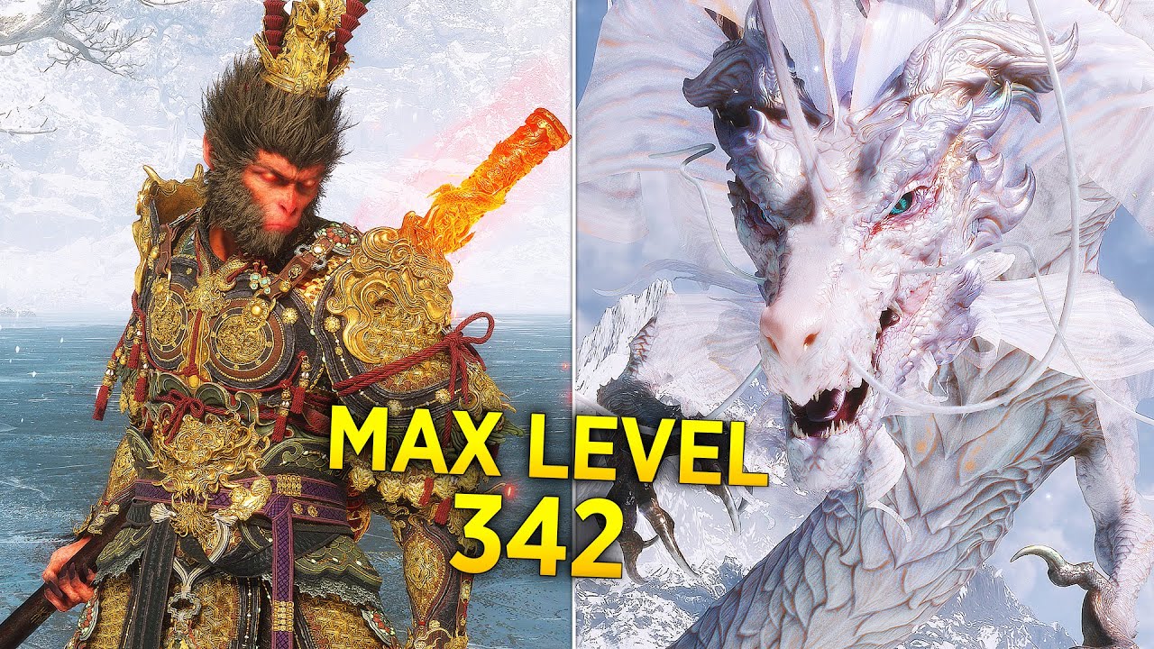 Black Myth Wukong - МАКС УРОВЕНЬ 342 против БОССОВ (Без Урона)