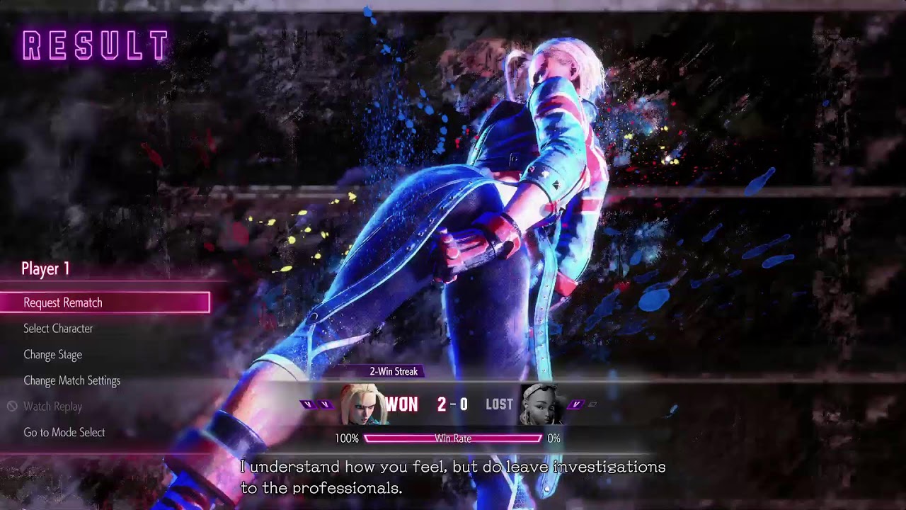 Playing Street Fighter 6.