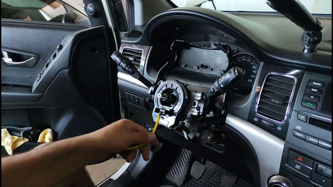 cambio de cinta del airbag Ssangyong Korando Paso a Paso