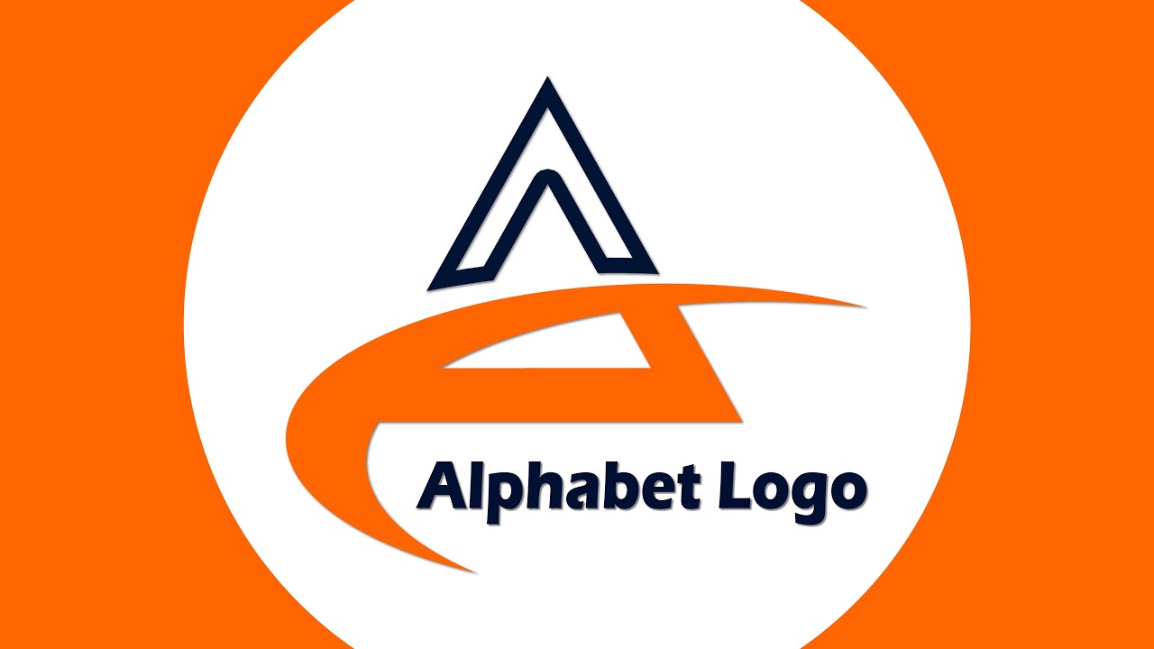 A Letter Logo Design in Adobe Photoshop Cc