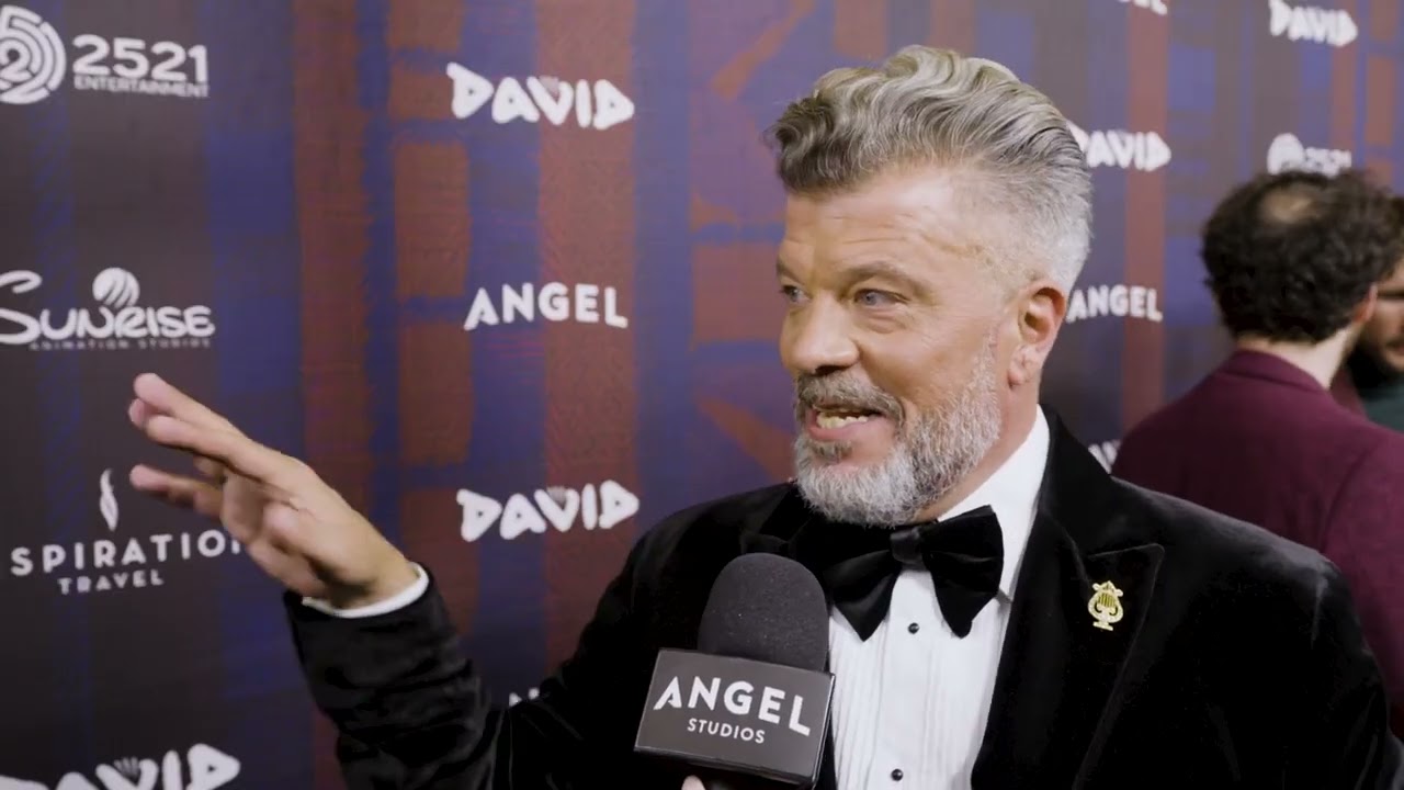 ANGEL Studios & Sunrise Animation Studios' "DAVID" Brian Stivale Red Carpet Interview