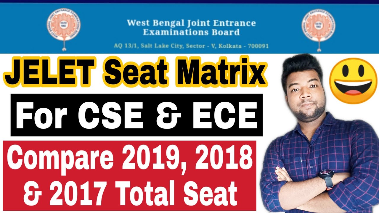 JELET 2020 Seat Matrix👍Compare 2019, 2018 & 2017 Seat Matrix for CSE & ECE Branch.