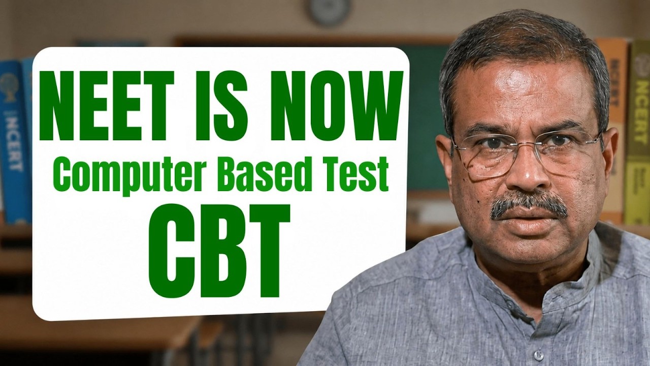 Education Minister CONFIRMS CBT for NEET 2027 &mdash; And Reveals Why It Took So Long!