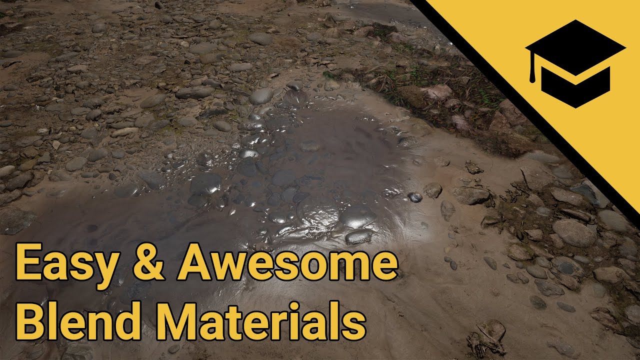 UE4 Easy & Awesome Blend Materials - Tutorial - With Quixel Megascans