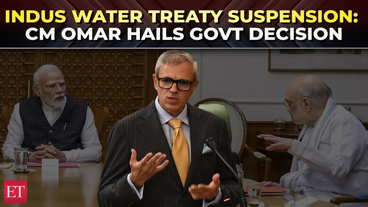 Indus water treaty | 'Never in Favour,' J&K CM Omar hails Modi's govt decision