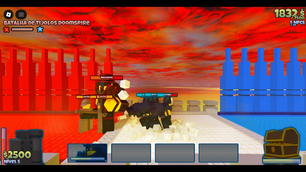derrotando o doombinger somente com o lil doombinger