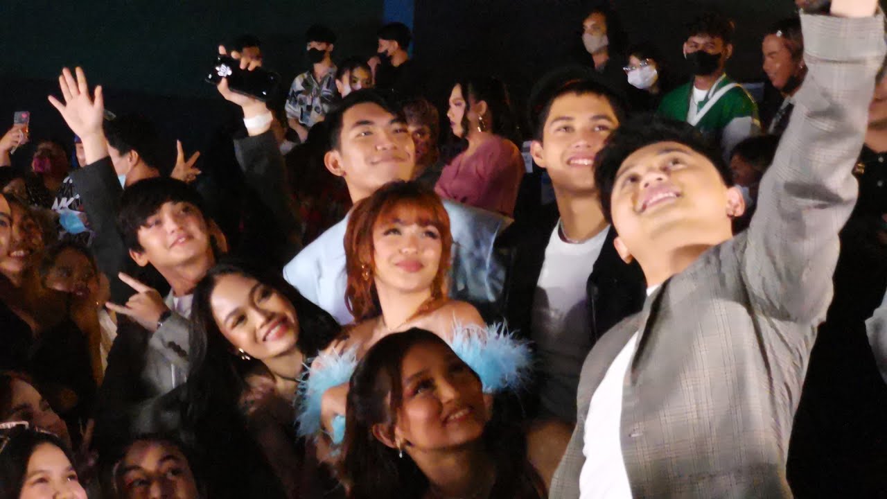LYRIC and BEAT RED CARPET ganap and Behind The Scenes at CELEBRITY SCREENING #sethdrea #kyleecharri