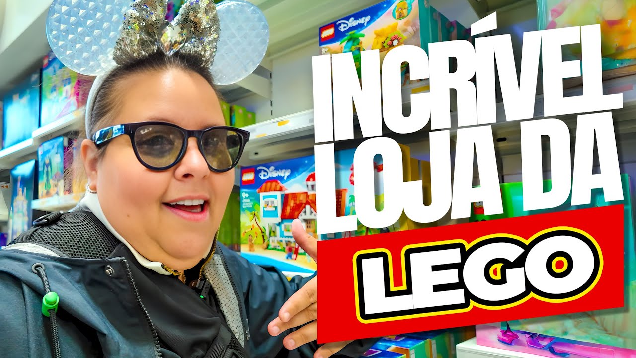 Tour Completo na Nova Loja LEGO da Disney Paris 2025! 🏰✨