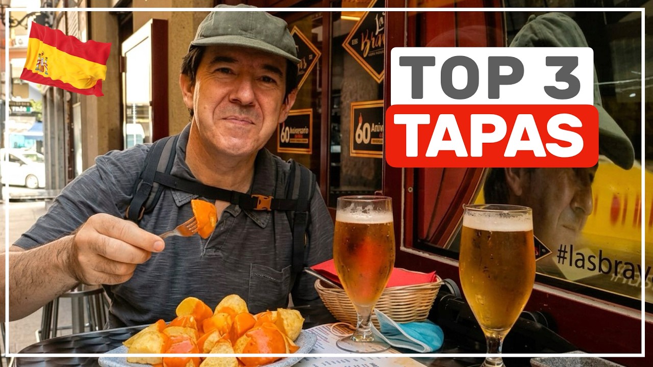 ✅ las 3 TAPAS m&aacute;s populares de Espa&ntilde;a 🇪🇸 #344
