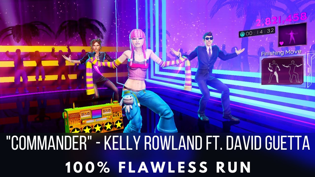 Dance Central 3 - Commander - Kelly Rowland ft. David Guetta - Flawless Run