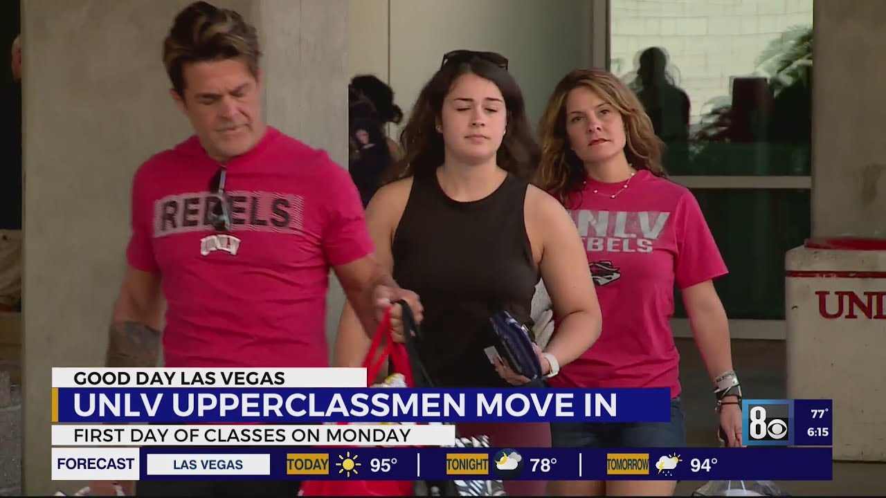 Move-in day for UNLV dorm students