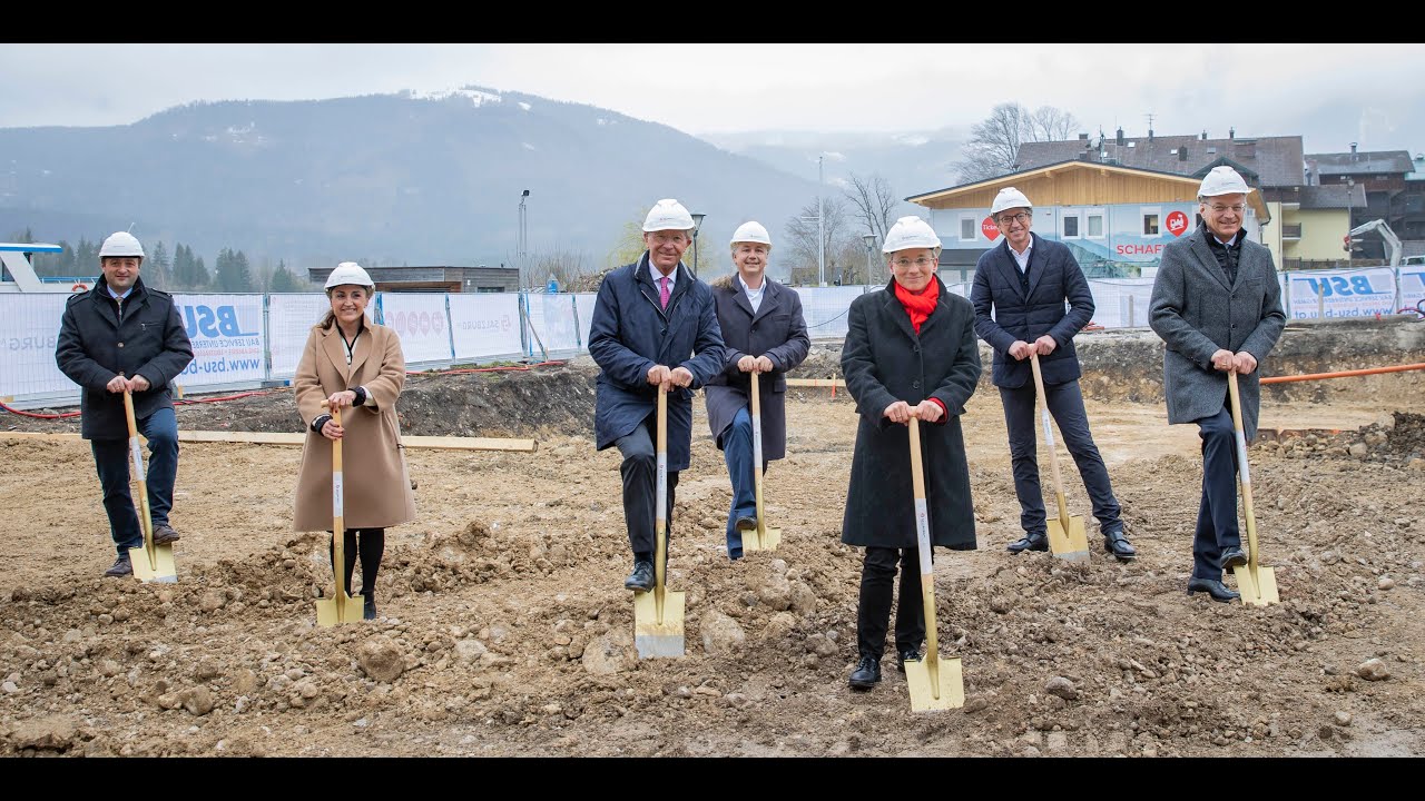 Jetzt geht's los - Spatenstich ErlebnisQuartier SchafbergBahn