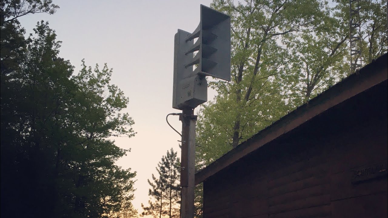 ACA Alertronic AR-1600 Tornado Siren Initial Test and Commissioning After Re-installation