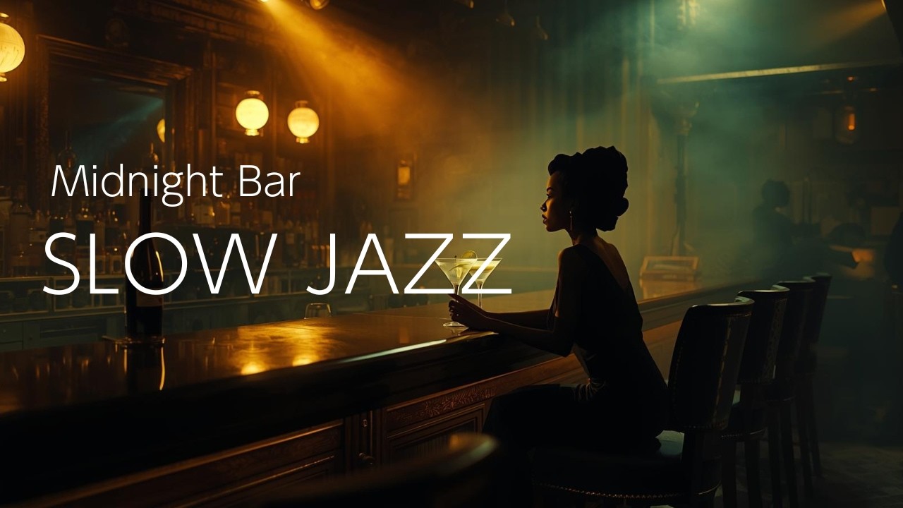 Midnight Lounge Jazz 🌙 Slow Saxophone Jazz for Bars & Lounges