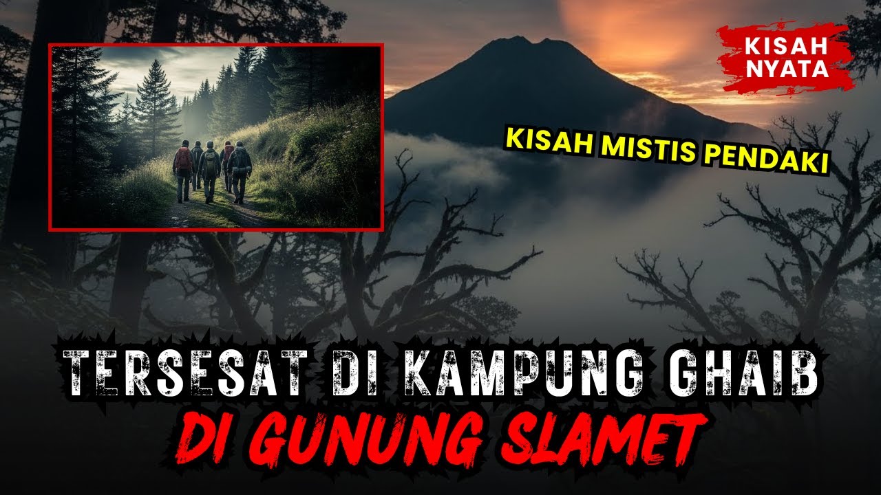 KISAH NYATA‼️ PENDAKI INI MASUK DESA GAIB DI GUNUNG SLAMET JAWA TENGAH!