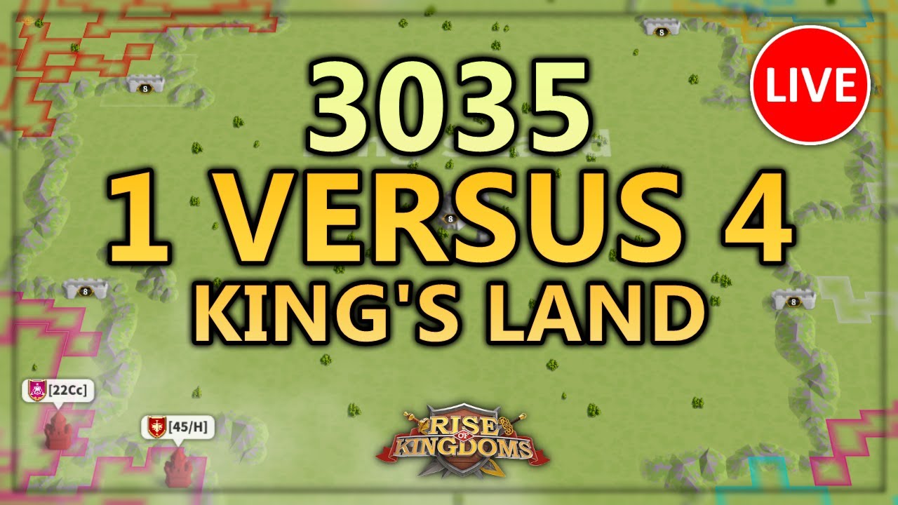 🔴 KVK 4 3035 KING'S LAND ! (FIGHTS 1 VERSUS 4) [PART 2] | RISE OF KINGDOMS FR