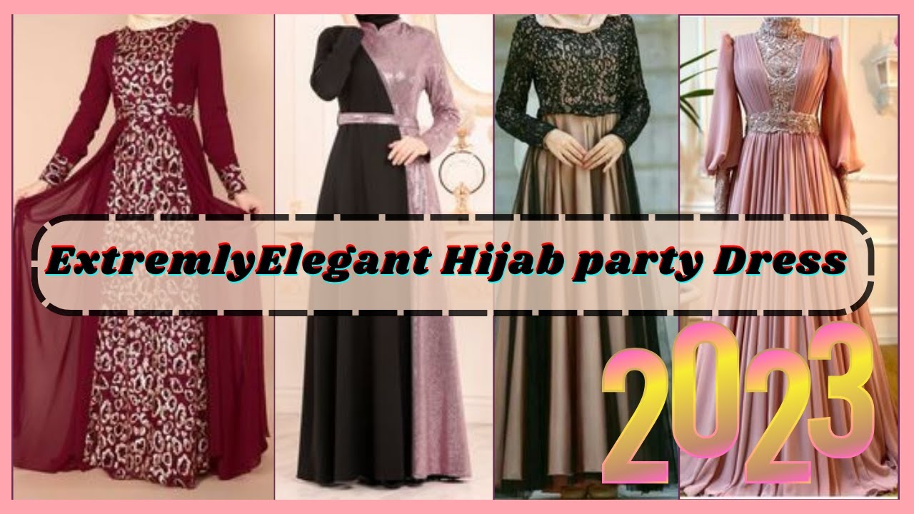 The Most Fashionable Hijab party maxi dress ideas |Elegant party wear hijab ideas | stylish hijab