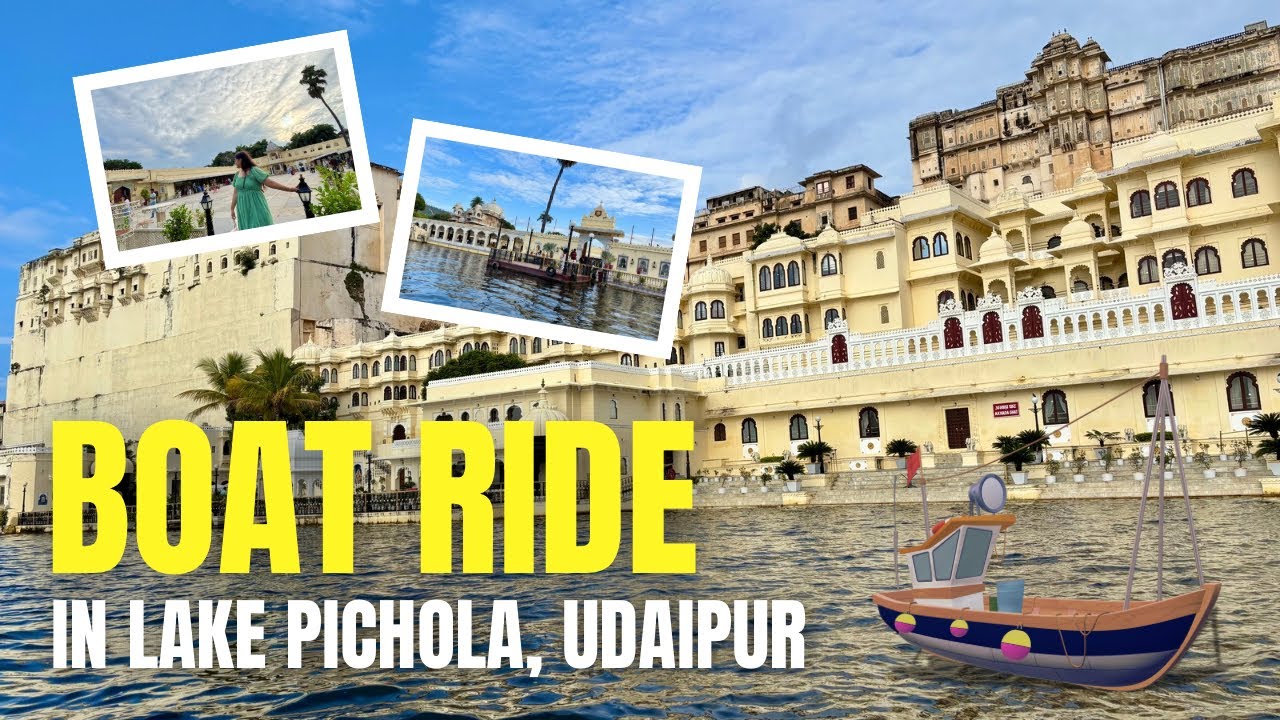 Lake Pichola Boat Ride ⛴️ | Udaipur Travel Vlog | Complete Tour Guide 🌸