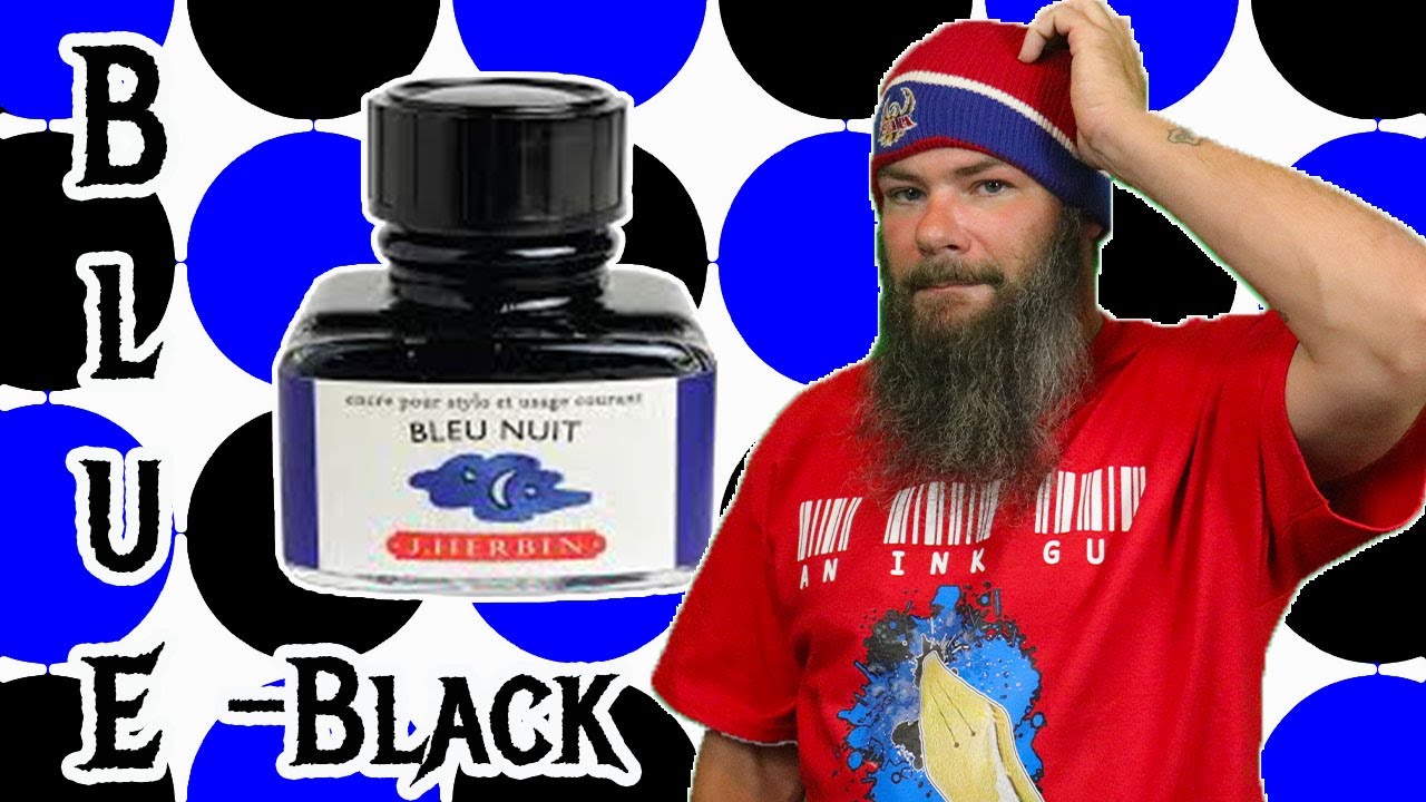 J  Herbin Bleu Nuit Fountain Pen Ink #fountainpenink #fountainpens
