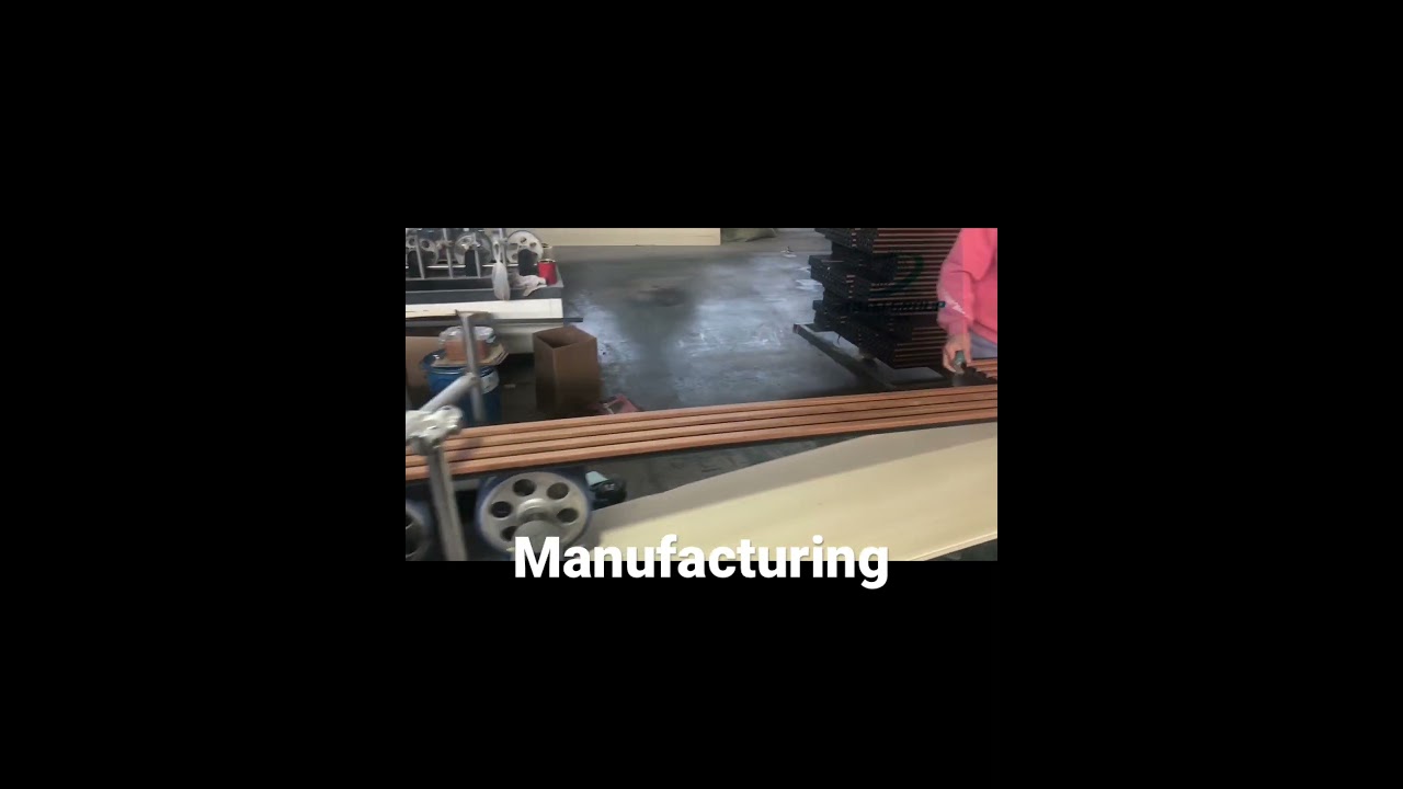 A video of wpc manufacturing. 
