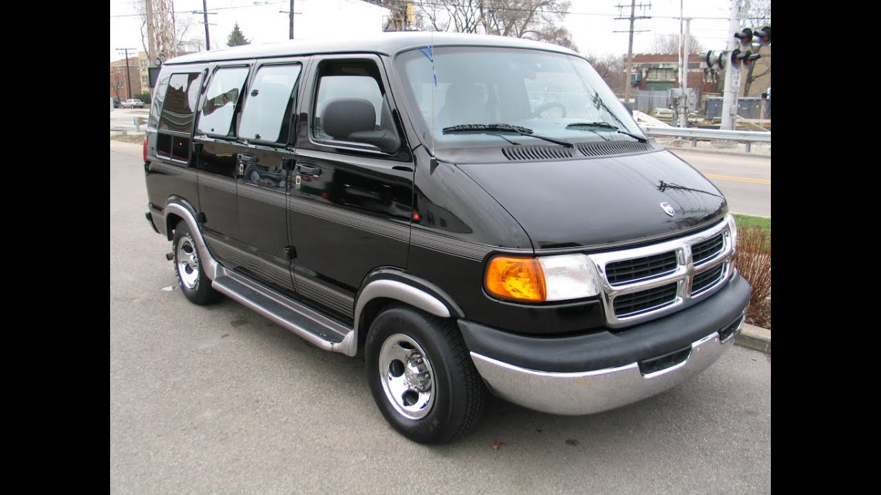 1999 Dodge Ram Conversion Van Black