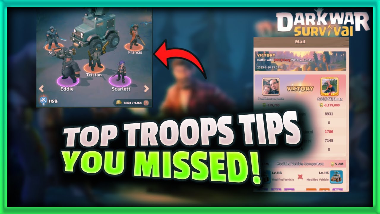 Dark War Survival I The BIGGEST Troops Mistake You're Probably Making Right Now