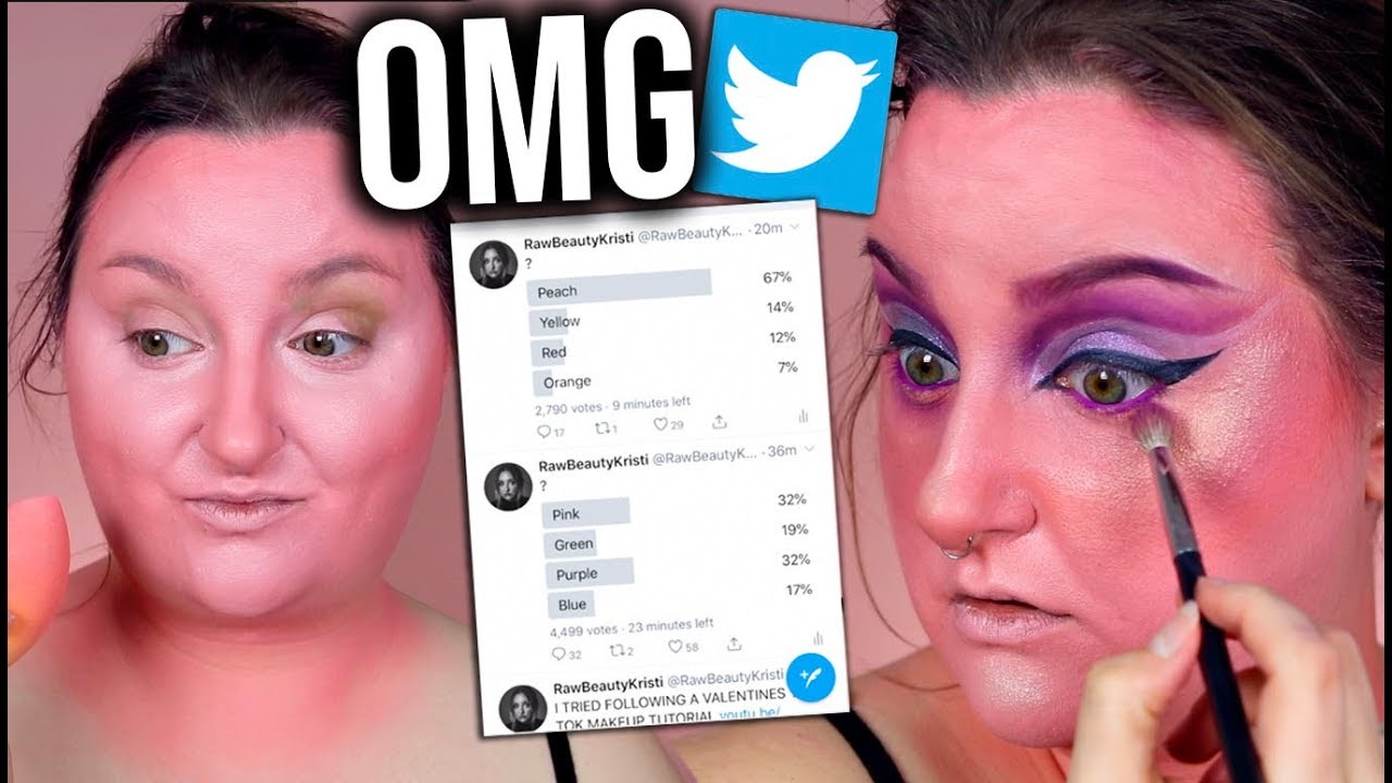 I HAD TWITTER UNKNOWINGLY CHOOSE MY MAKEUP...