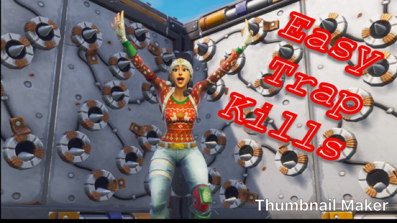Easy trap kills! Fortnite Battle Royale Gameplay