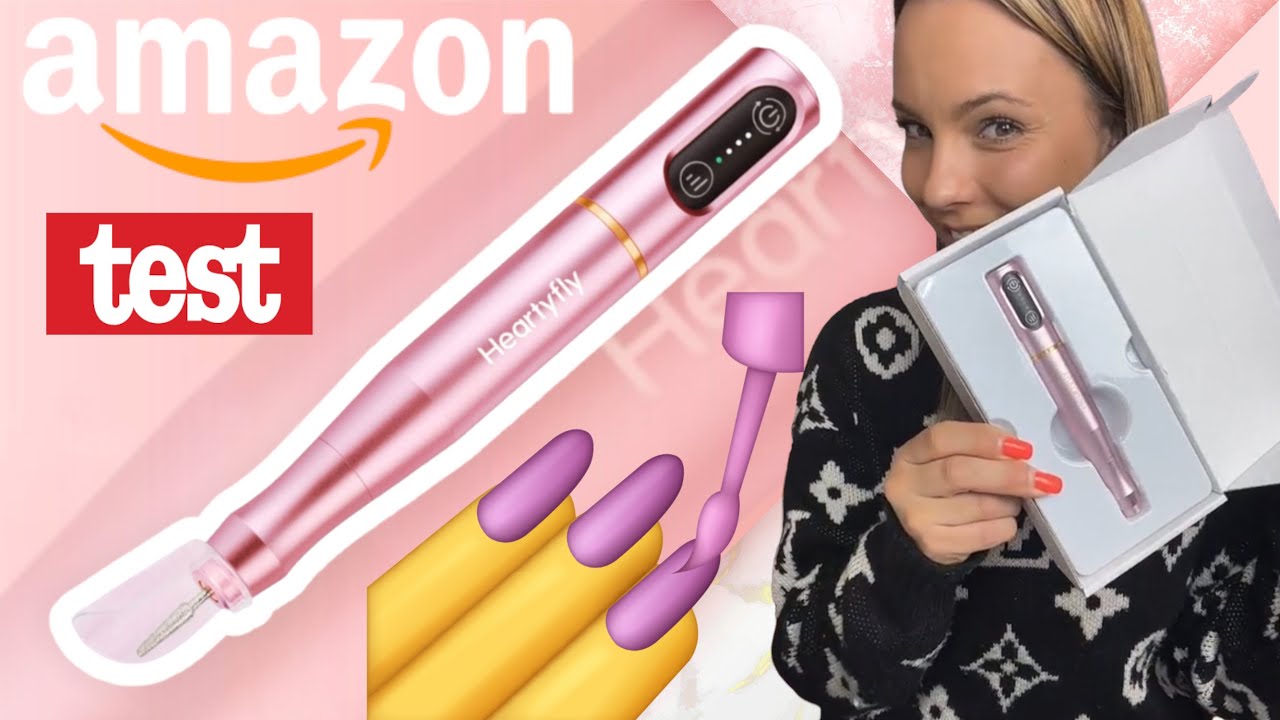 Ich teste einen NAGELFRÄSER von Amazon 🤭 Naildrill Test