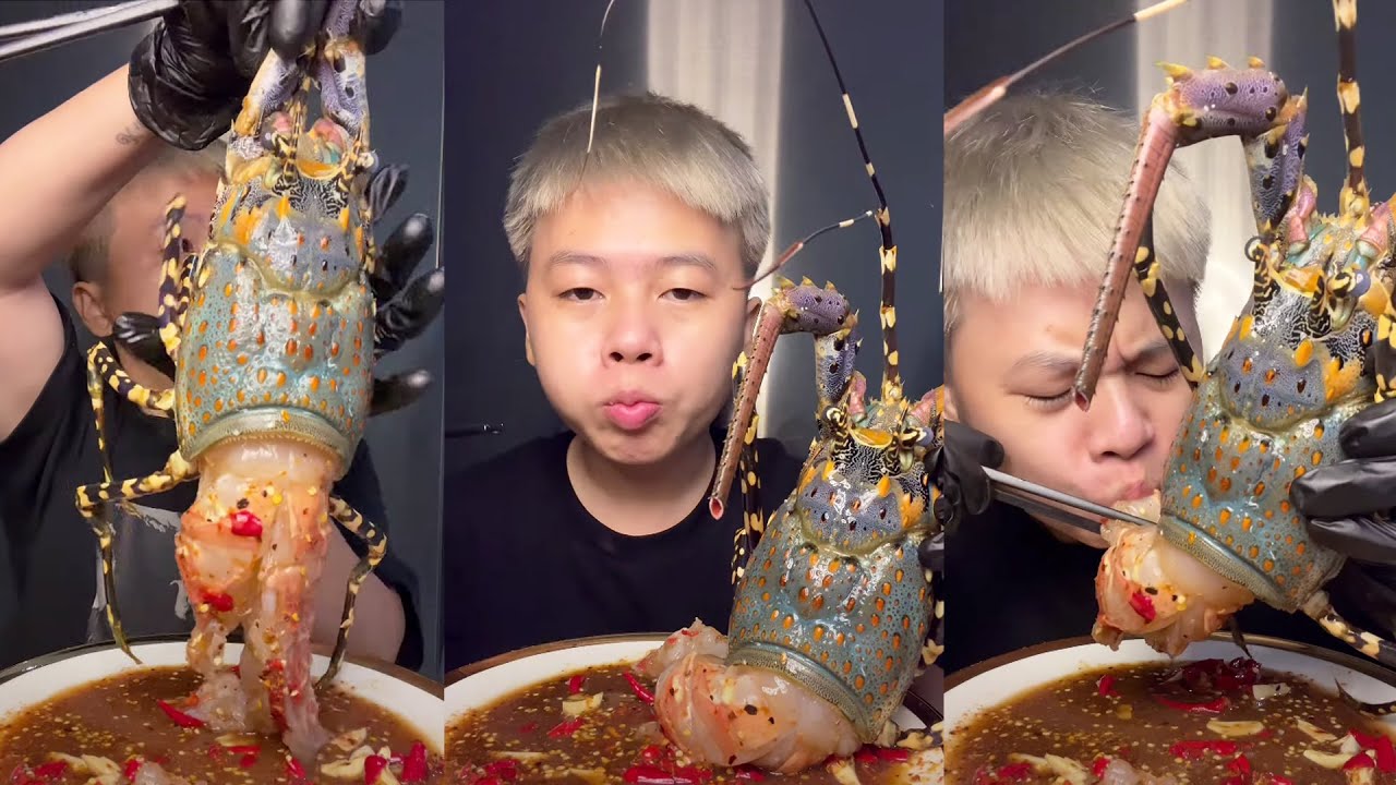 Tôm Hùm Sống GẦN 2KG Sốt Mắm Thái Cô Gái Siêu Cay | Spicy Kim