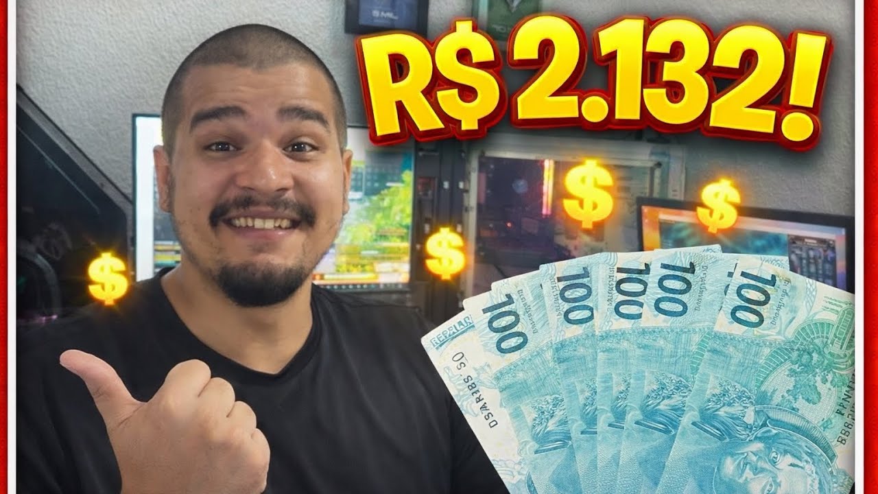 Ganhei R$ 2.132 Só Jogando Videogame (Lucro de Janeiro)