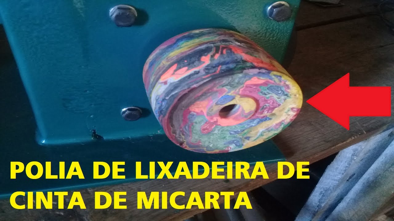 POLIA LIXADEIRA DE CINTA DE MICARTA