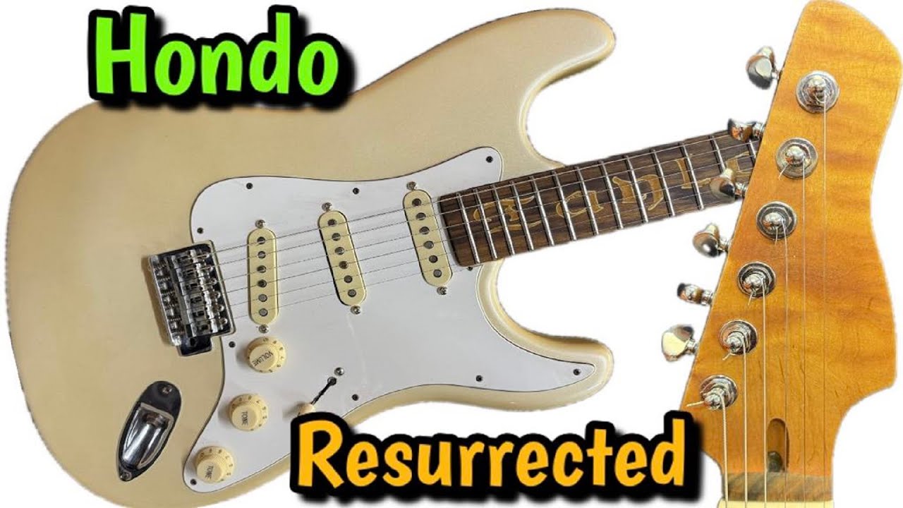 Resurrecting  A 1985 Hondo Guitar! Is It Better Than New now?
