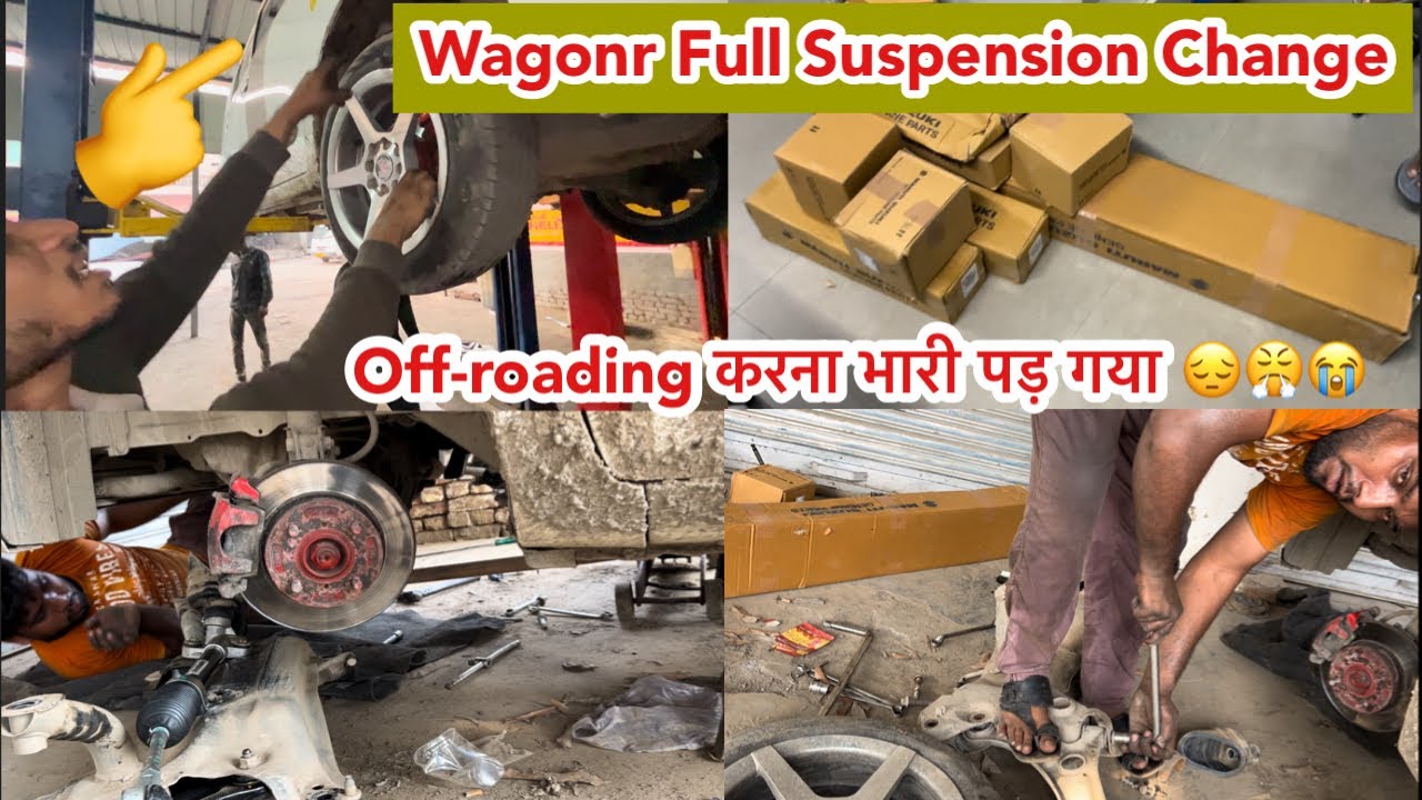 Wagonr full suspension cost 💰✅|Wagonr k series full suspension change | Wagonr vxi