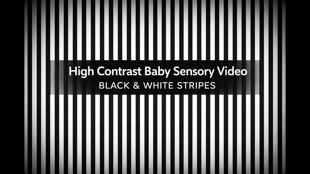 Slow Moving Black & White Stripes | Seamless Visual Calm Loop