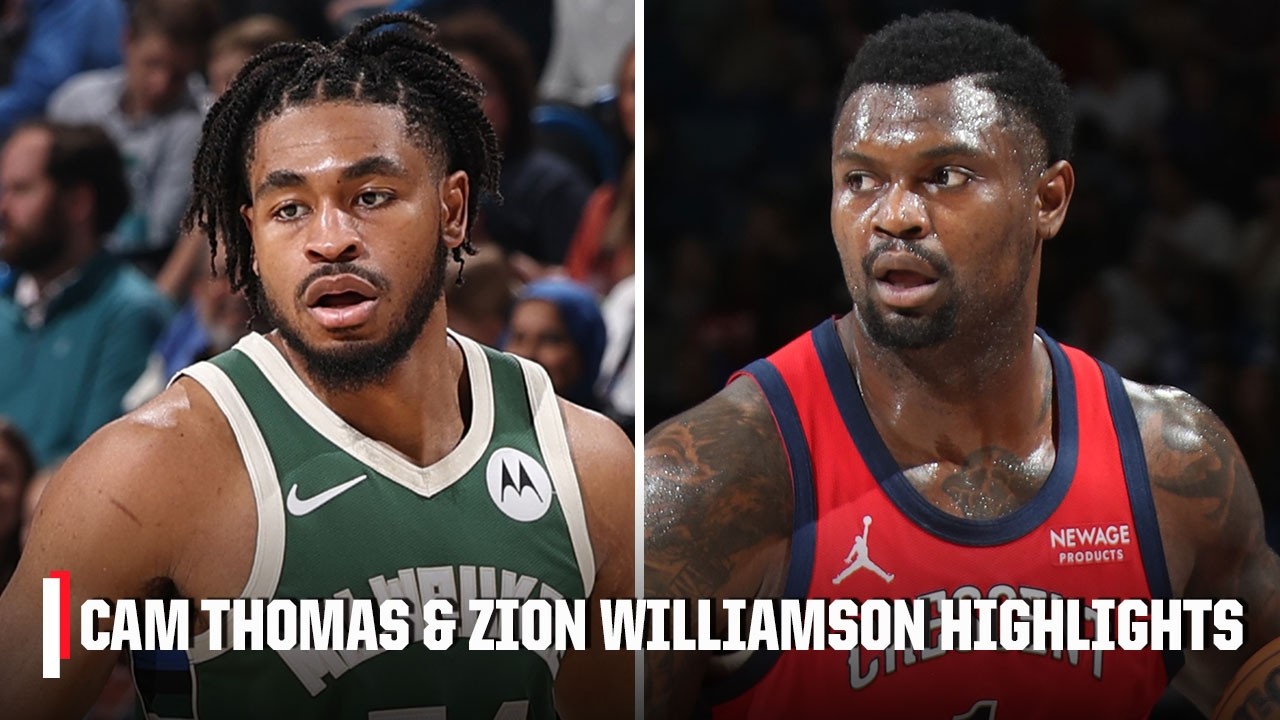Cam Thomas LIGHTS IT UP off the bench for Milwaukee in BIG W over Zion & the Pelicans | NBA on ESPN